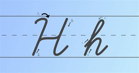 how to write cursive h: exploring the art of flowing script