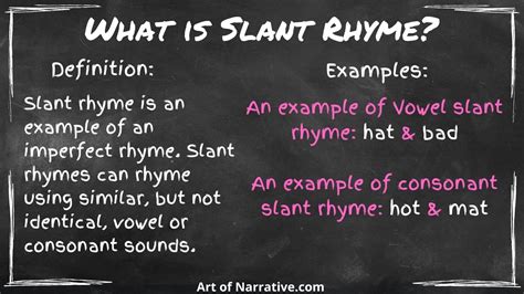 Slant Rhyme Definition Poetry: A Dance of Sounds and Meanings